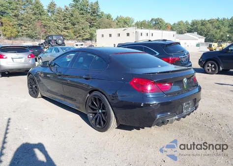 2015 BMW 650I Gran Coupe xDrive z USA, uszkodzony, nr VIN WBA6B4C59FD761563